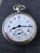 ELGIN TASCHENUHR POCKET WATCH  RARE Jam Spz-2