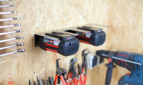 Bosch edelstahl akkuhalter - bosch,
