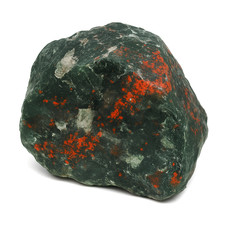 Heliotrop Rohstein │Hildegard-Jaspis │ Braun-Grüner Kristall │ Naturstein