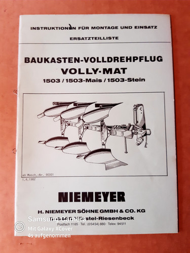 Ersatzteilliste niemeyer - ersatzteilliste,