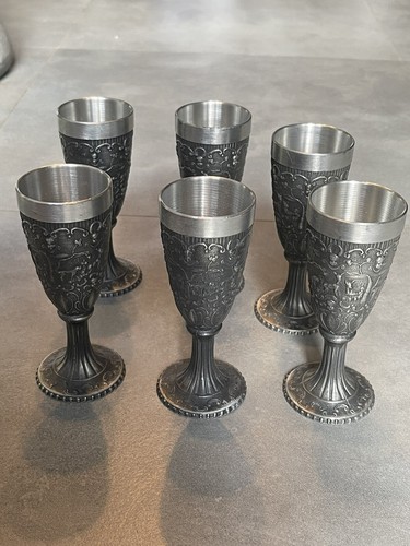 Zinnbecher jagdmotiv rein - zinnbecher,