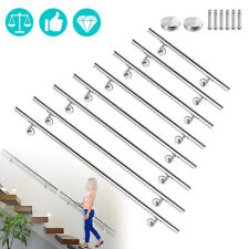 Handlauf Treppengeländer Edelstahl Griff Wandhandlauf Wand Geländer Treppe 42mm