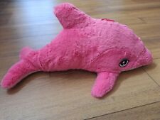 Kuscheltier Plüsch Delfin pink, sehr flauschig, 50cm lang