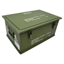 NATO Bundeswehr BW Military Army Case Alu Kiste Lagerbox Transportkiste Box oliv