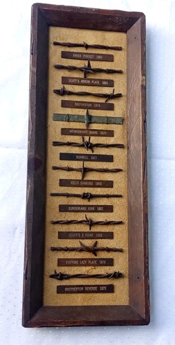 Barbed wire display - wire,