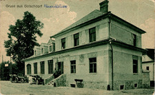 AK GRUSS AUS ÖSTERREICH SCHLESIEN GOTSCHDORF GASTHAUS ZUM DOPPELADLER 1928