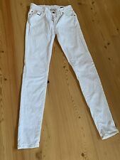 Weiße Mango Skinny Jeans Hose