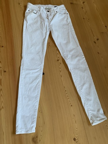 Weiße mango skinny jeans hose - weiße,