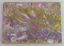 Enkaustik, Bügelbild, mehrfarbig, gebraucht ( 2 )