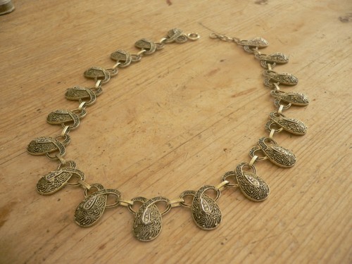 Antik collier silber - collier, orig