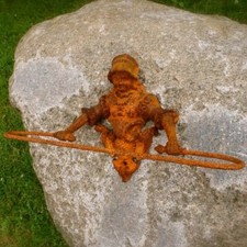 Handtuch-Halter in Rostoptik, Handtuchhalter wie antik, Nostalgie Handtuchstange