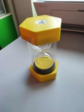 XXL Sanduhr gelb - 3 Minuten - ca. 15,5 x 7,8 cm - Eieruhr