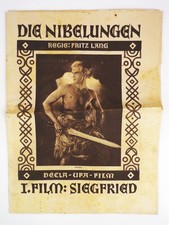 Filmprogramm die nibelungen - filmprogramm,