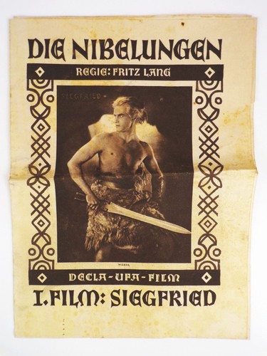 Filmprogramm die nibelungen - filmprogramm,