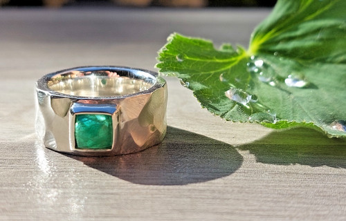 Goldschmiedering unisex massiv