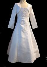 Kleid Bolero-Jacke 128-134 Kommunionkleid Taufkleid Bolero neu 1 SALE