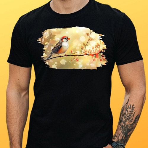 Herren shirt zebrafinken - t-shirt,