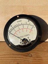 Galvanometer / Panel-Messgerät Rheostron (USA) – Ohm / AC / DC