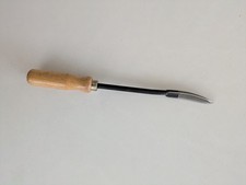 Dreikant-Löffelschaber, Werkzeug für Holzbearbeitung, Schaber mit Holzgriff