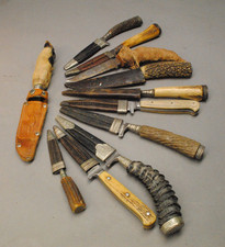 11 alte Hirschfänger