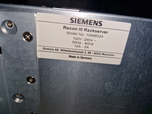 Siemens recon iii - siemens,