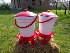 2 x 18 Liter Geflügeltränke