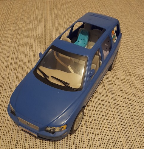 Barbie auto volvo blau happy - auto,