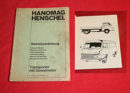 Betriebsanleitung hanomag - betriebsanleitung,
