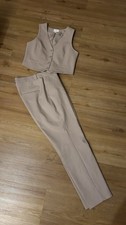 H&M Weste und Hose Beige Gr