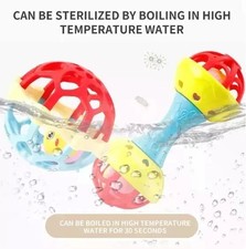 2er Set Baby Rassel Ball