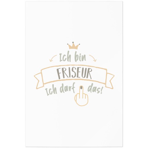 Ich bin friseur darf - bin, friseur.