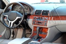 Cockpit Dekor für BMW 3er E46 Bj.ab Bj.1998 - 2004 in Wurzelholz Design 25 tlg.