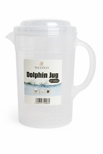 2,2Ltr Wiederverwendbar Kunststoff Kühlschrank Kanne Krug mit Deckel Wasser Milch Saft Kanne