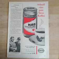 Kaffee Hag 1964 Vintage