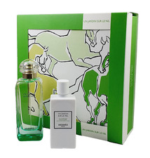 HERMES UN JARDIN SUR LE NIL 100ml EDT Eau de Toilette 80ml Body Lotion SET NEU