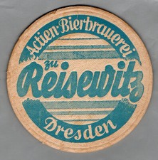 VK - Bierdeckel aus Dresden / Actien-Bierbrauerei zu Reisewitz