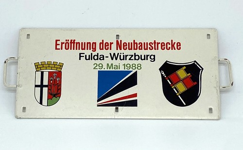 Zuglaufschild neubaustrecke - zuglaufschild,