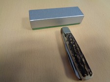 HARTKOPF Jagdmesser Hirschhorn  mit Säge TOP + OVP  scheinbar unbenutzt