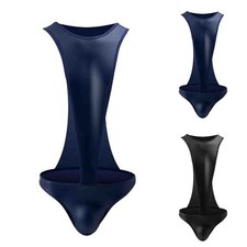 Schwarzer Herren Body Overall