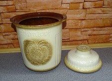 Rumtopf mit Deckel, Beige -