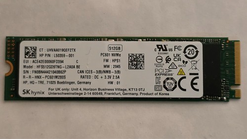 512gb hynix pc601 - hynix, m.2