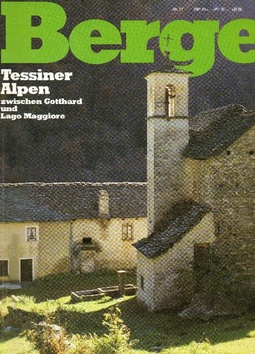 Zeitschrift berge das - ,
