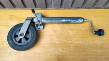 Anhänger Stützrad Ø 48 mm Bugrad Kurbel Rad Kurbelrad Klemmhalter Wohnwagen W