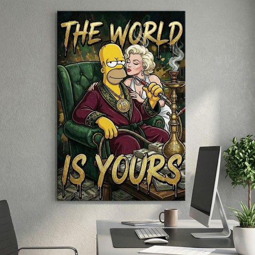Pop art shisha simpsons und - art,,