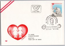 Österreich FDC 1983 - 75 Jahre Kinderfreunde - Anton Afritsch - Ersttagsbrief