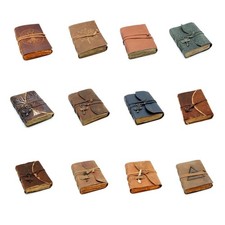 Leder tagebuch vintage - leder,