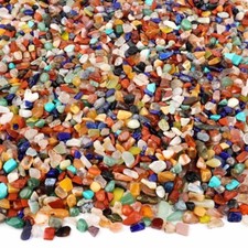 1 kg Bunter Trommelstein Mix Naturform Mischung aus aller Welt Ø ca. 8 – 12 mm