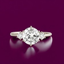 Ehering Diamant 18K Weißgold