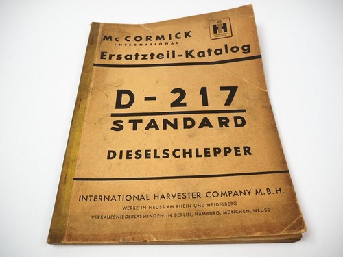 Ihc cormick 217 - ihc, standard