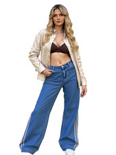 Adidas Wide Leg Jeans loose